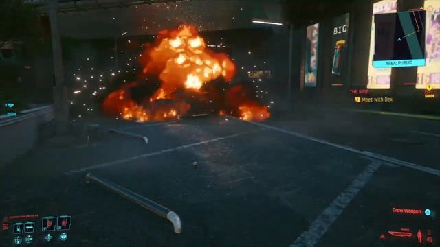 Cyberpunk 2077 car bomb confusion смотреть онлайн