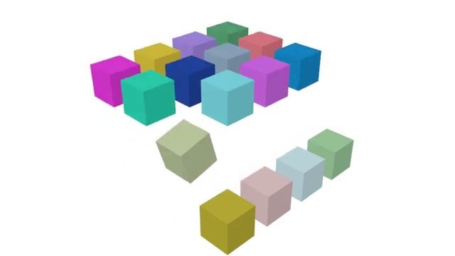 Blender: cubos creados, colocados, coloreados y animados con Python смотреть онлайн