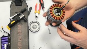 замена подшипников мотор колеса на электросамокате KUGOO kirin mini