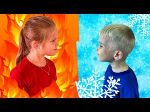 Лера горячее или холодное челлендж с Лёвой