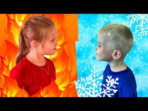 Лера горячее или холодное челлендж с Лёвой