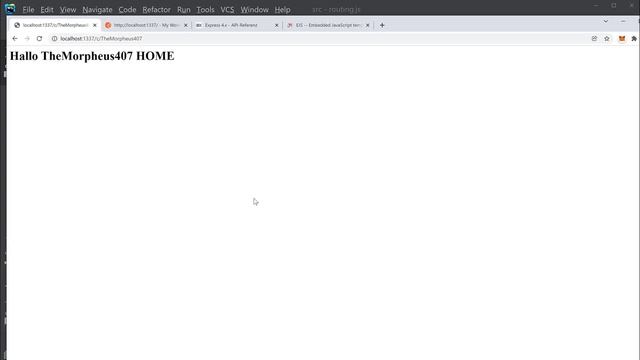 Express JavaScript Tutorial #16 - Fortgeschrittenes Routing смотреть онлайн