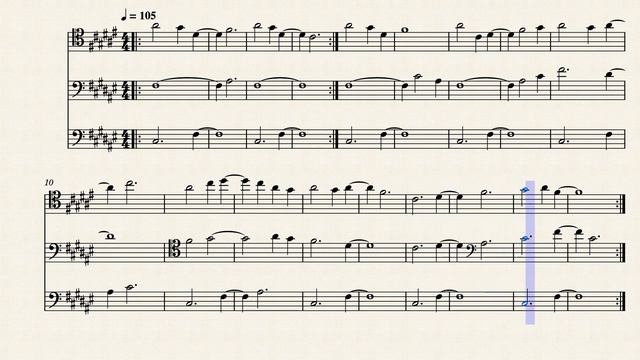 Calm 1 | Minecraft - Bassoon Trio Arrangement Sheet Music || arr. Noah Faulkner смотреть онлайн