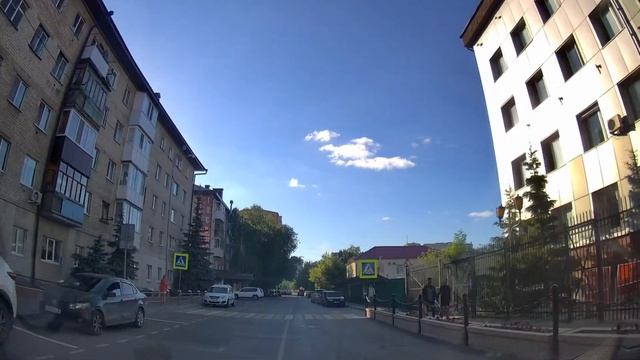 Движение по Тюмени до Энергетиков/Traffic on the Tyumen city streets смотреть онлайн