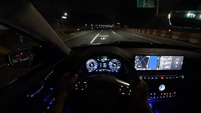 2021 KIA K900(the new K9) POV night drive смотреть онлайн
