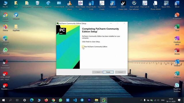 How to Install Python, PyCharm in Windows 7, 8, 10 in HINDI { Full Tutorial } смотреть онлайн
