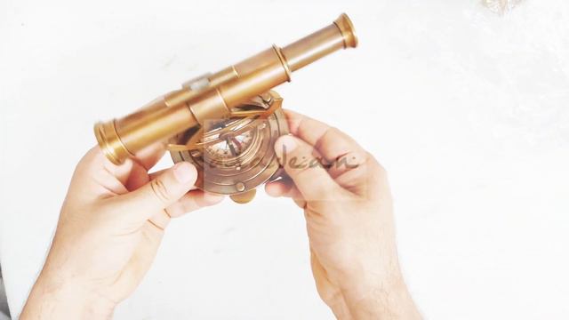 Brass Alidade Telescope Compass Perfect Antique Decorative - Manufacturer Wholesale Supplier Aladea