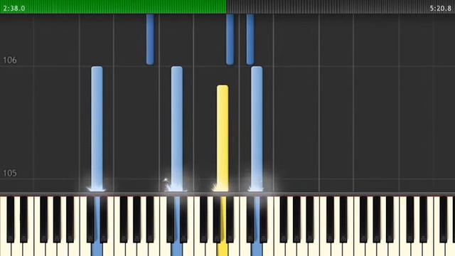 Oblivion OST: Battle Music Medley (synthesia) смотреть онлайн