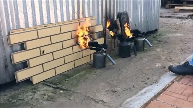 Фасадные панели Tetto. Испытание огнем. смотреть онлайн