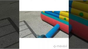 Как установить и сложить надувной батут