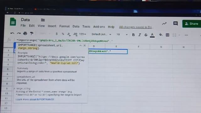 Import Range Formula in Excel смотреть онлайн