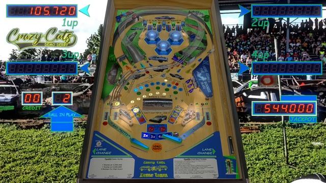 Crazy Cats Demo Derby VPX (Original) 1.0.0 смотреть онлайн