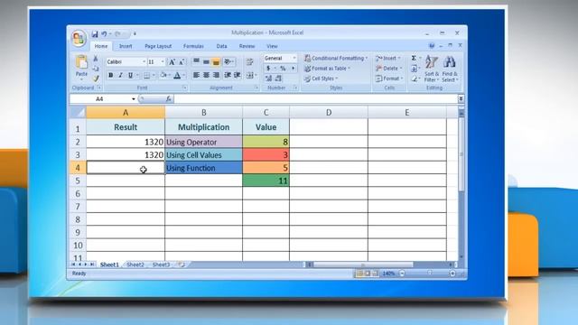 How to Multiply in Excel 2007 смотреть онлайн