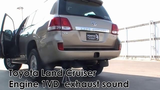 Toyota Land Cruiser Engine 1VD exhaust sound смотреть онлайн