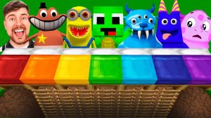 НОВАЯ РУБРИКА! ВЫБЕРИ РАДУЖНУЮ КРОВАТЬ В МАЙНКРАФТ