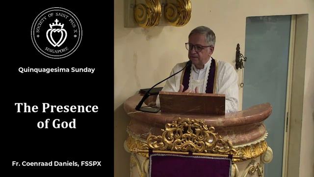 The Presence of God - Sermon by Fr Daniels (19 Feb 2023) смотреть онлайн