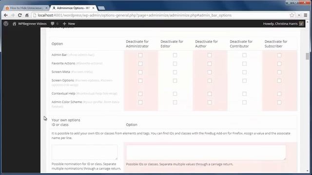 How to Hide Unnecessary Items From WordPress Admin with Adminimize смотреть онлайн