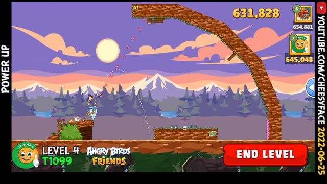 Angry Birds Friends HighScores for All Levels Tournament 1099 Power UP Walkthrough 2022 06 25 смотреть онлайн