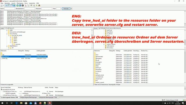 GtaV FiveM How Install TREW HUD UI and Disable Default HUD ENG/DEU (new es_extended see description смотреть онлайн