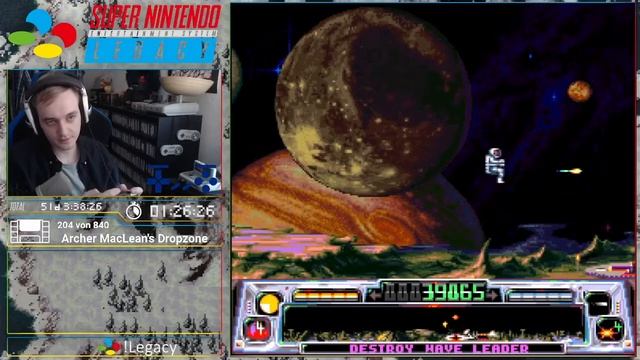SNES Legacy #204 - Archer MacLean's Dropzone смотреть онлайн