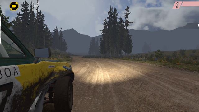 CarX Rally ЗАДНИЙ ПРИВОД, НОЧЬ В ДОЖДЬ ПО ГРАВИЮ.