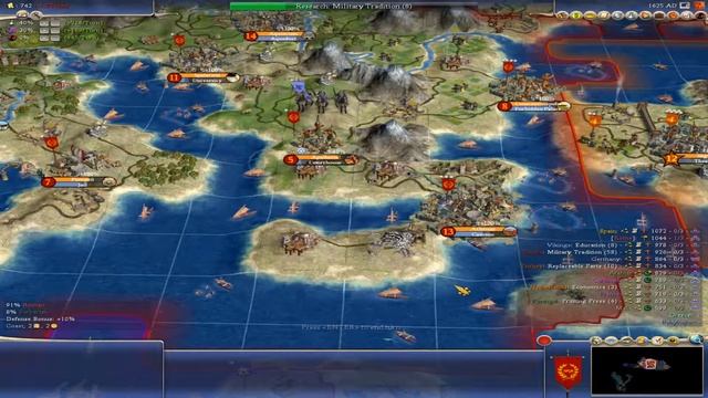 Sid Meier’s Civilization IV: Beyond the Sword, Rhyes and Fall mod #ROME v.1.4 смотреть онлайн