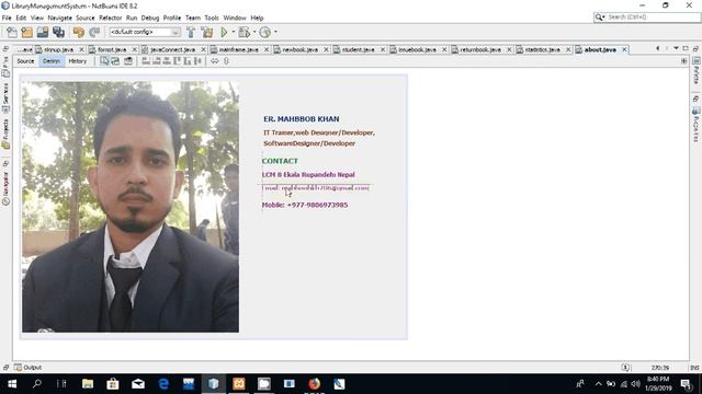 Library management system in java part 13 | About developer смотреть онлайн