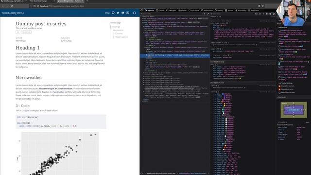 How to style your Quarto blog without knowing a lot of HTML/CSS смотреть онлайн