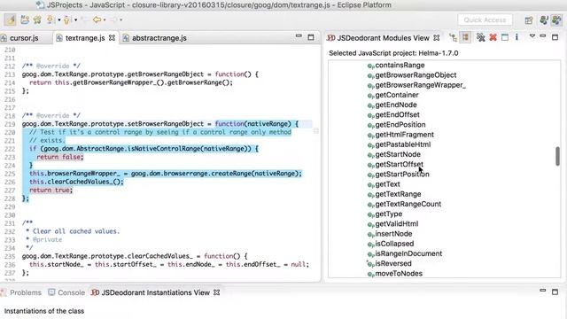 JSDeodorant: Class-aware plug-in for JavaScript смотреть онлайн