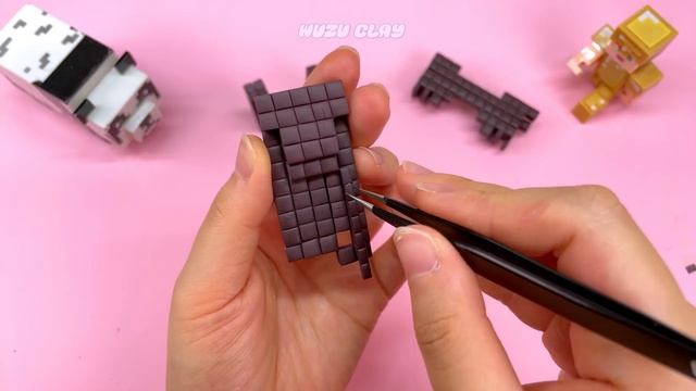 Making Tiny Minecraft Nether Box - Part 4 | Polymer Clay смотреть онлайн