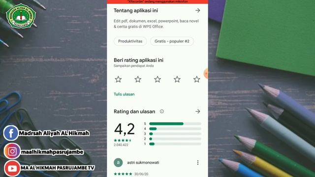 CARA MEMBUKA FILE WORD, EXCEL, PDF dan POWER POINT DI HP ANDROID смотреть онлайн