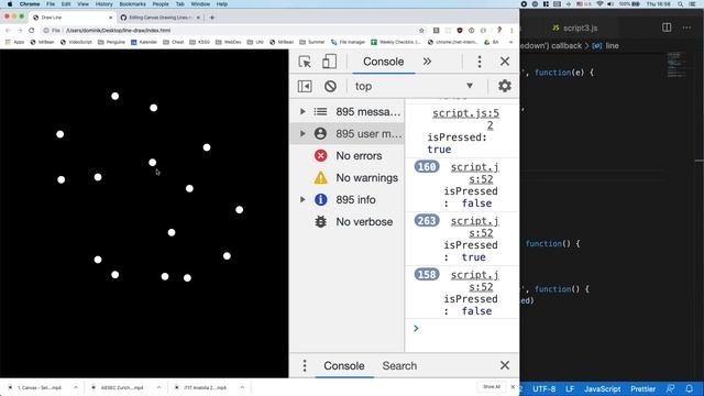 4. Drawing a line on mouse drag смотреть онлайн