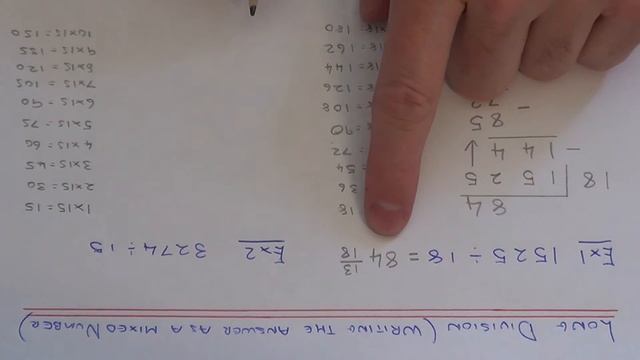 Long Division Examples Writing The Answer As A Mixed Number Or Mixed Fraction (Exact) смотреть онлайн