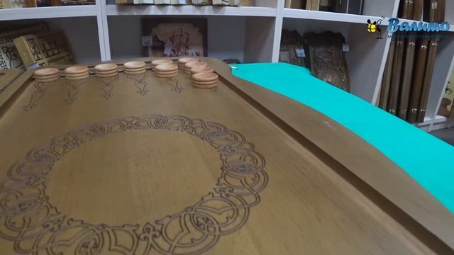 Нарды резные Ивановские большие бук смотреть онлайн