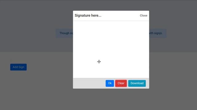 Signjs Bootstrap demo смотреть онлайн