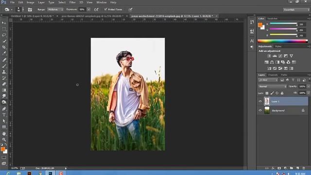 Photoshop Manipulation Tutorial in photoshop cc,cs6,7 | смотреть онлайн