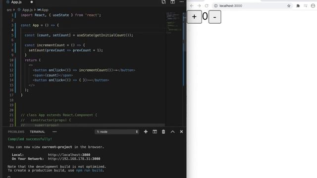 React Hooks за 15 минут - уроки React.js, введение в React хуки. смотреть онлайн
