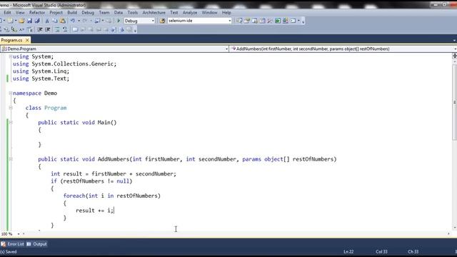 Part 67 Optional parameters in c# смотреть онлайн