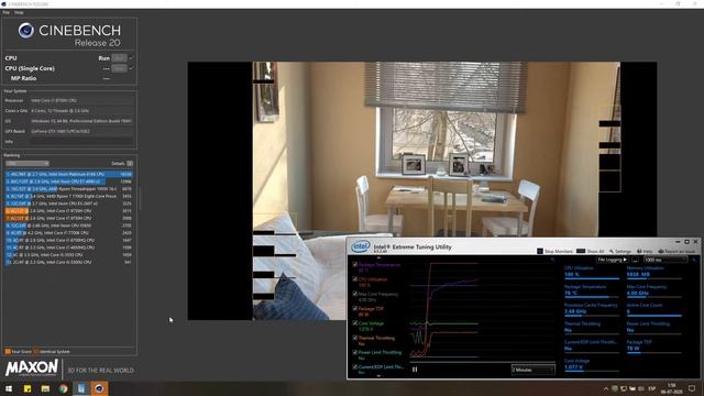 i7 9750H +3000 points Cinebench R20 // +1200 Cinebench R15 // Multi Core Low Temperature 80°C~ смотреть онлайн