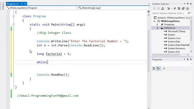 C#- How To Use Big Integer Class in C# By Farooq Ahmed смотреть онлайн