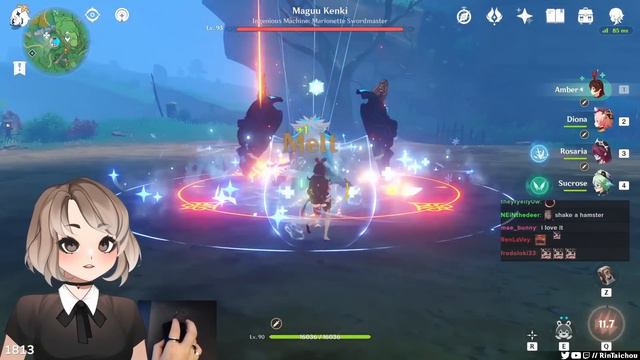 I did it... I ran Amber with a GROUP... | Genshin Impact смотреть онлайн