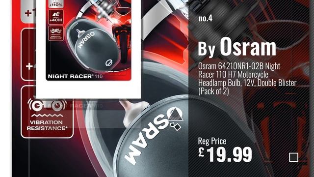 «ЯРКОЕ» МОТО - семейство галогеновых ламп NIGHT RACER 110 от OSRAM смотреть онлайн