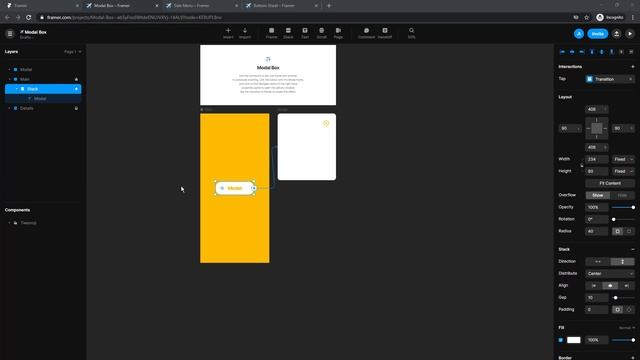 Create Overlay and Modal with Framer - Tutorial смотреть онлайн