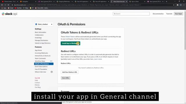 Part-2 How to setup Slack (How to create Chatbot using Flask and Dialogflow inside Slack) смотреть онлайн
