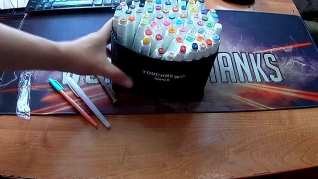 Скетч маркеры Touchfive с Aliexpress смотреть онлайн