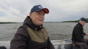 Gladiator Е420 Pro НДНД с мотором Hidea 9.9 FHS (15) Тест на воде.