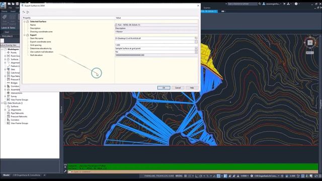 Exportar superfície em imagem GEOTIFF no AutoCAD Civil 3D 2021 смотреть онлайн