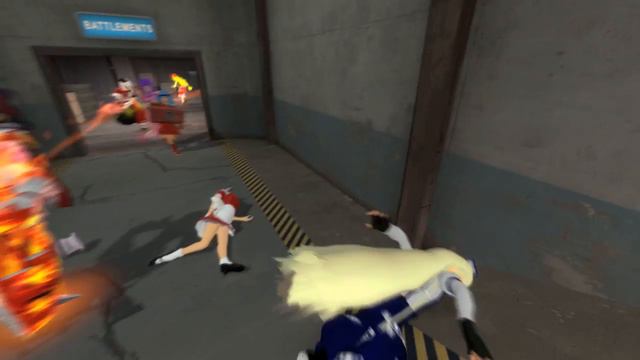 Touhou Fortress 2 - Sakuya Trips and Mokou Realizes She's Not Immortal смотреть онлайн