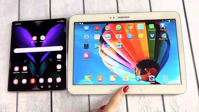 Samsung Galaxy Tab3 VS Samsung Fold3 incoming Call Android 12 смотреть онлайн