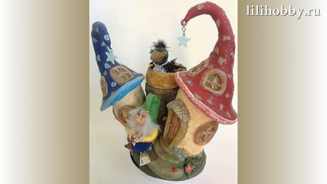 Копилка с подсветкой Домик Гномика